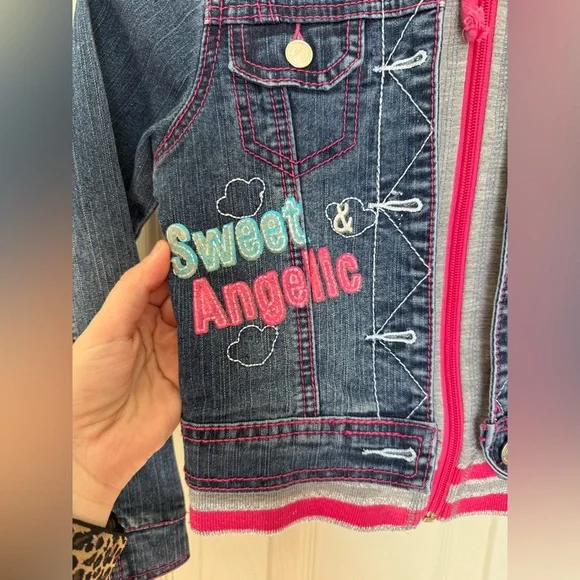 Bobby Jack Denim Zip Up Vintage Jacket Girl’s Small